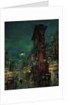 Paris, Porte Saint-Denis, 1923-1939 by Konstantin Alexeyevich Korovin