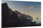 The Coast near Amalfi, 1841 by Ivan Konstantinovich Aivazovsky