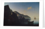 The Coast near Amalfi, 1841 by Ivan Konstantinovich Aivazovsky