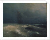 Storm at the seashore by Nice, 1885 by Ivan Konstantinovich Aivazovsky
