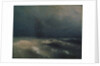 Storm at the seashore by Nice, 1885 by Ivan Konstantinovich Aivazovsky
