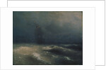 Storm at the seashore by Nice, 1885 by Ivan Konstantinovich Aivazovsky