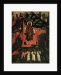 The Synaxis of the Virgin, End of 14th cen by Russian icon