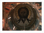 The Holy Face (Dome painting in the Archangel Michael Cathedral of the Moscow Kremlin), 1652-1666 by Ancient Russian frescos