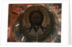 The Holy Face (Dome painting in the Archangel Michael Cathedral of the Moscow Kremlin), 1652-1666 by Ancient Russian frescos