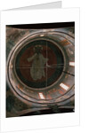 Jehovah. Dome painting in the Archangel Michael Cathedral of the Moscow Kremlin, 1652-1666 by Ancient Russian frescos