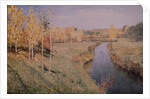 Golden autumn, 1895 by Isaak Ilyich Levitan