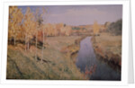 Golden autumn, 1895 by Isaak Ilyich Levitan