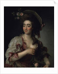 Portrait of the opera singer Anna Davia Bernucci, 1782 by Dmitri Grigorievich Levitsky