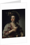 Portrait of the opera singer Anna Davia Bernucci, 1782 by Dmitri Grigorievich Levitsky