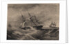 The frigate Kreiser and the sloop Ladoga at the coast of America 1823, 1900s-1910s by Anonymous