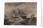 The frigate Kreiser and the sloop Ladoga at the coast of America 1823, 1900s-1910s by Anonymous