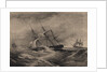 The frigate Kreiser and the sloop Ladoga at the coast of America 1823, 1900s-1910s by Anonymous