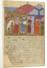 The siege of Beijing. Miniature from Jami al-tawarikh (Universal History), ca 1430 by Anonymous