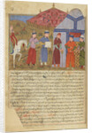 The siege of Beijing. Miniature from Jami al-tawarikh (Universal History), ca 1430 by Anonymous