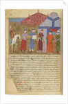 The siege of Beijing. Miniature from Jami al-tawarikh (Universal History), ca 1430 by Anonymous