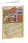 The siege of Beijing. Miniature from Jami al-tawarikh (Universal History), ca 1430 by Anonymous