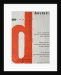 Poster for the First documenta Exhibition in 1955, 1955 by Anonymous