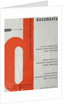 Poster for the First documenta Exhibition in 1955, 1955 by Anonymous