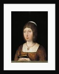 Queen Isabella I of Castile, c. 1490 by Anonymous