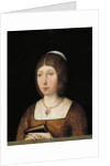 Queen Isabella I of Castile, c. 1490 by Anonymous