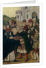 King Ferdinand I of Castile welcomed Saint Dominic of Silos, 1478-1480 by Bartolomé Bermejo