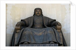 Seated statue of Chingis Khan at the Parliament Building in Ulan Bator, 2005 by Anonymous