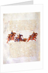 Pursuit of Sviatoslavs warriors by the Byzantine army (Miniature from the Madrid Skylitzes), 11th-1 by Anonymous
