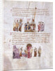 The Council of Constantinople (Triumph of Orthodoxy) in 843 (Miniature from the Madrid Skylitzes), by Anonymous