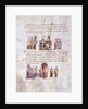 The Council of Constantinople (Triumph of Orthodoxy) in 843 (Miniature from the Madrid Skylitzes), by Anonymous