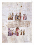 The Council of Constantinople (Triumph of Orthodoxy) in 843 (Miniature from the Madrid Skylitzes), by Anonymous