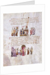 The Council of Constantinople (Triumph of Orthodoxy) in 843 (Miniature from the Madrid Skylitzes), by Anonymous