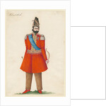 Mohammad Shah Qajar, king of Persia, 1835 by Iranian master
