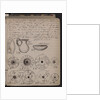 The Schliemanns diary contains sketches of discoveries, 1873 by Heinrich Schliemann