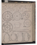 The Schliemanns diary contains sketches of discoveries, 1873 by Heinrich Schliemann