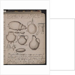 The Schliemanns diary contains sketches of discoveries, 1873 by Heinrich Schliemann