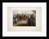 Nicholas I of Russia as colonel-in-chief of the 9th Hussar Regiment Graf Nádasdy at the Glacis in by Vinzenz Katzler