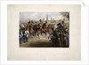Nicholas I of Russia as colonel-in-chief of the 9th Hussar Regiment Graf Nádasdy at the Glacis in by Vinzenz Katzler