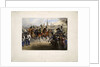 Nicholas I of Russia as colonel-in-chief of the 9th Hussar Regiment Graf Nádasdy at the Glacis in by Vinzenz Katzler