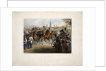Nicholas I of Russia as colonel-in-chief of the 9th Hussar Regiment Graf Nádasdy at the Glacis in by Vinzenz Katzler