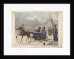 Nicholas I of Russia in a sleigh, 1850 by Anonymous