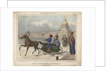 Nicholas I of Russia in a sleigh, 1850 by Anonymous