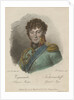 Portrait of Count Alexander Ivanovich Chernyshov, 1813 by Francesco Vendramini