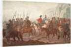 March of Ural Cossacks through Bohemia in July 1799, 1800 by Carl Adolph Heinrich Hess