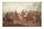 March of Ural Cossacks through Bohemia in July 1799, 1800 by Carl Adolph Heinrich Hess