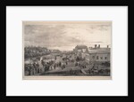 Parade of Chevalier Gardes through Krasnoye Selo, 1848 by Gustav Schwarz