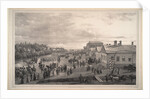 Parade of Chevalier Gardes through Krasnoye Selo, 1848 by Gustav Schwarz