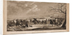 Race of sledges at Krasny Kabachok (Little Red Tavern), 1814 by Alexander Ivanovich Sauerweid