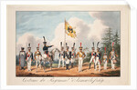 Dress uniforms of the Izmailovsky Regiment, 1818 by Samuel Solomon Chiflard