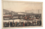 A Review of the Russian Infantry on the Palace Square in St Petersburg, 1809-1813 by Wilhelm Ritter von Kobell